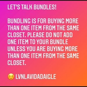 Bundling Info.